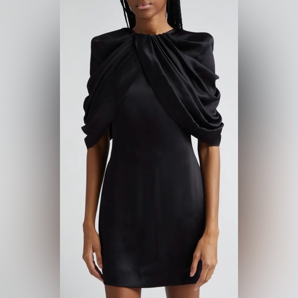 Stella McCartney NWT Draped Satin Minidress - Picture 5 of 7
